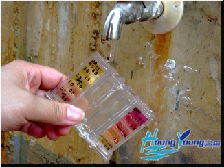 第五步驟-檢測器使用完畢後，須立即用清水清洗乾淨